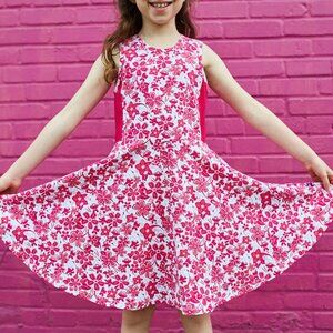 Princess Awesome | Super Secret Hidden Ninja Skater Dress | Hot Pink